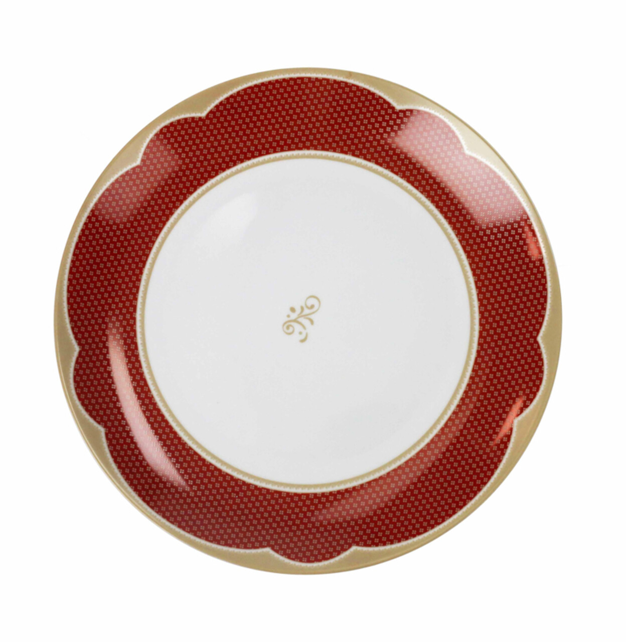 Platou pentru servire, Golden Eye Red, Brandani, 30.5, portelan - imagine 3